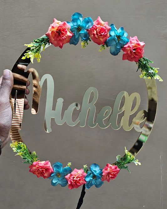 Acrylic name with warm light - Ajmer Gift Charm