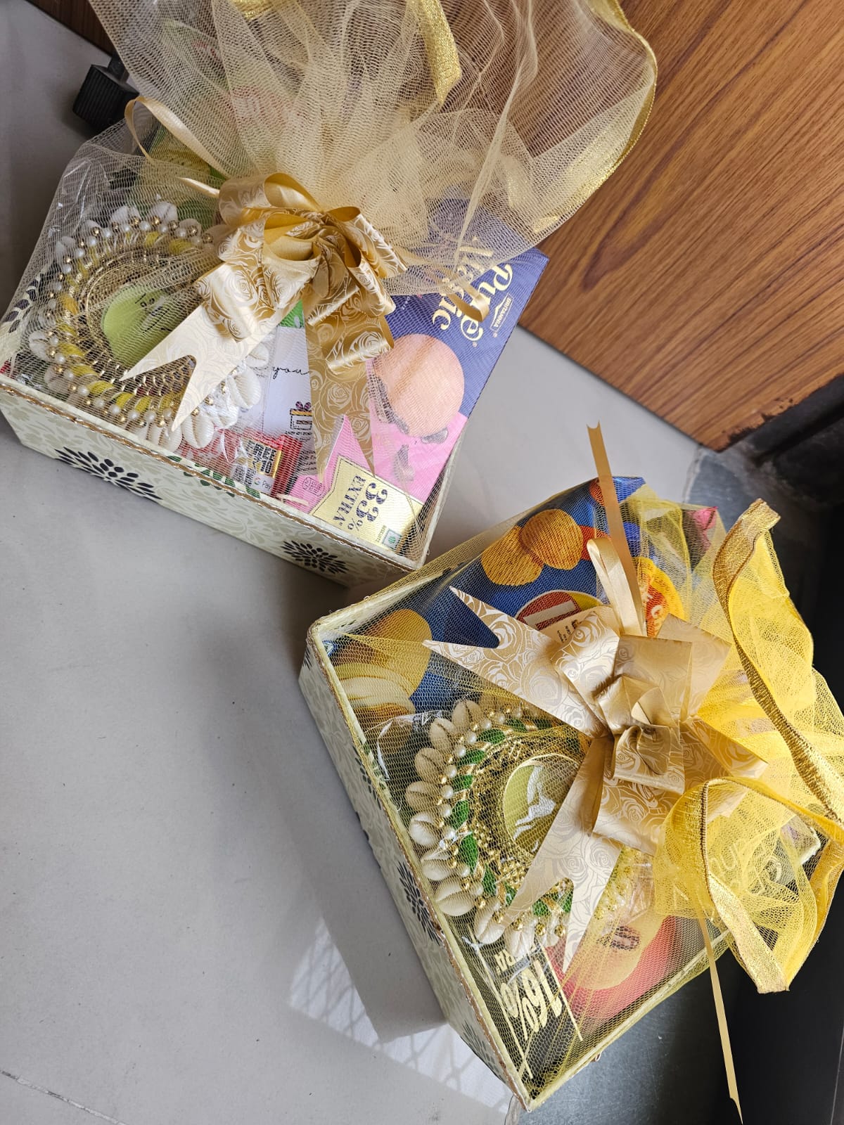 “Celebrate Diwali with our premium gift hamper basket filled with chocolates, snacks & a festive diya platter. Perfect for family, friends & corporate gifting in style.” - Ajmer Gift Charm