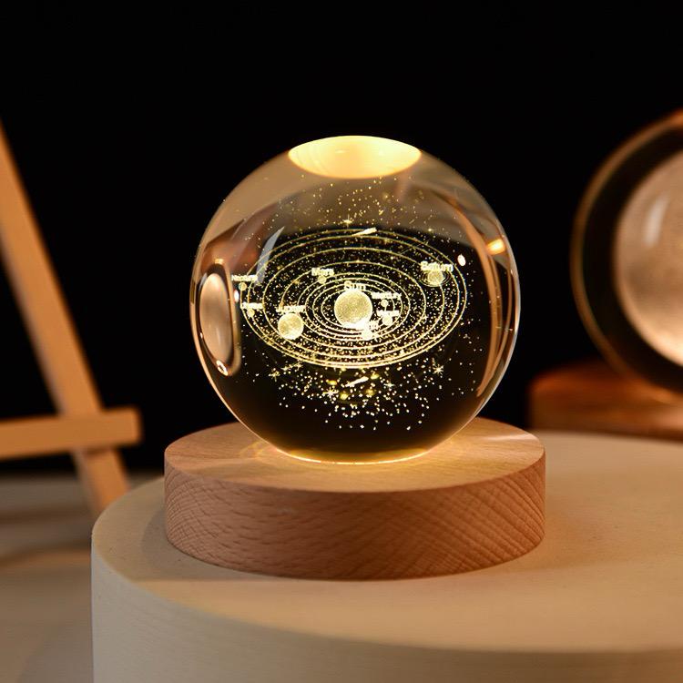 Crystal Ball Night Lamp - Ajmer Gift Charm