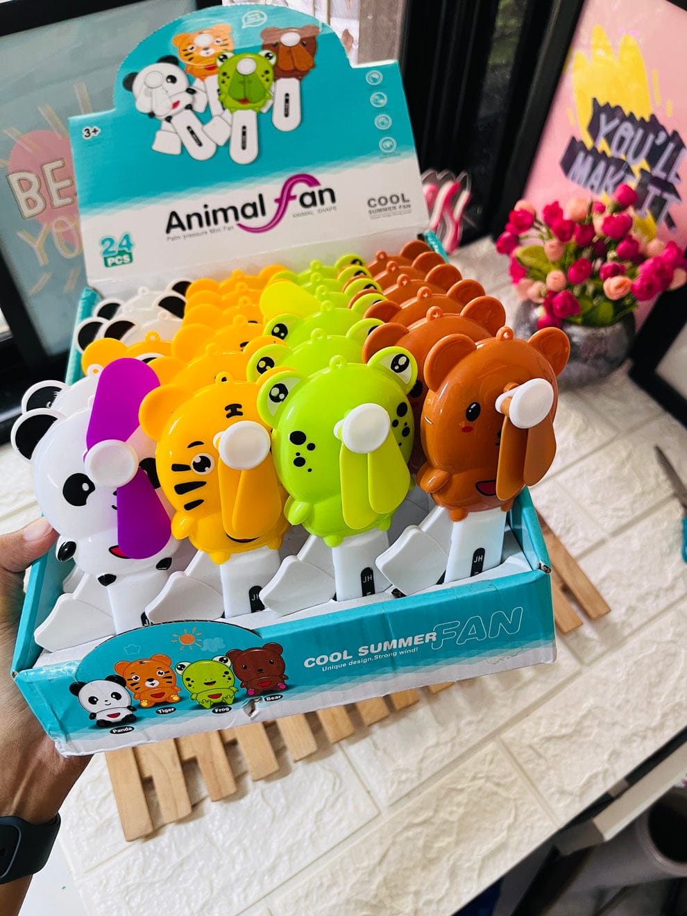 Cute Kitty Hand Fans - Ajmer Gift Charm