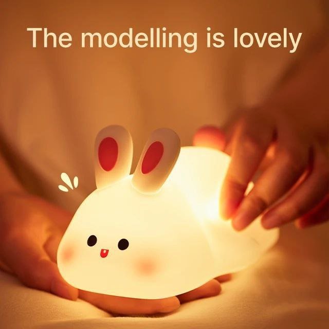 "Cute Silicone Night Lamps β Rabbit, Avocado & Panda Designs!" - Ajmer Gift Charm