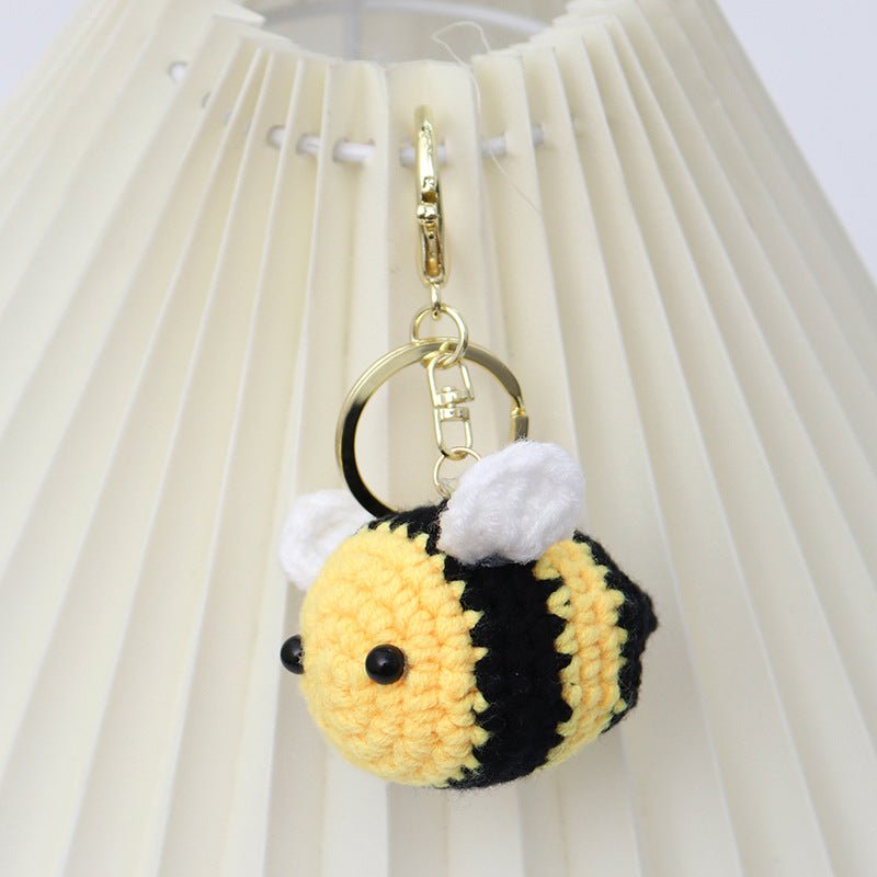 Handmade Crochet Bee Keychain – Cute, Mini & Perfect for Gifting 🐝💛 - Ajmer Gift Charm