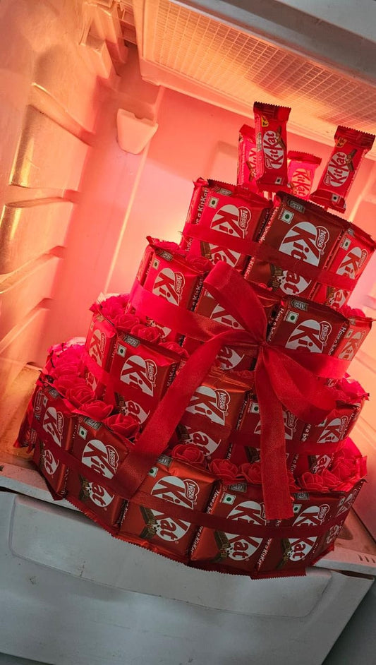 KitKat Chocolate Bouquet Tower - Ajmer Gift Charm