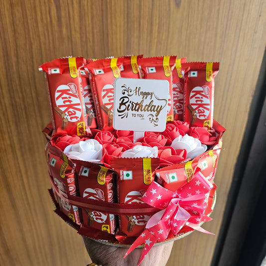 KitKat Chocolate Cake Bouquet 🎂🍫 | Budget Birthday Surprise (₹550) - Ajmer Gift Charm