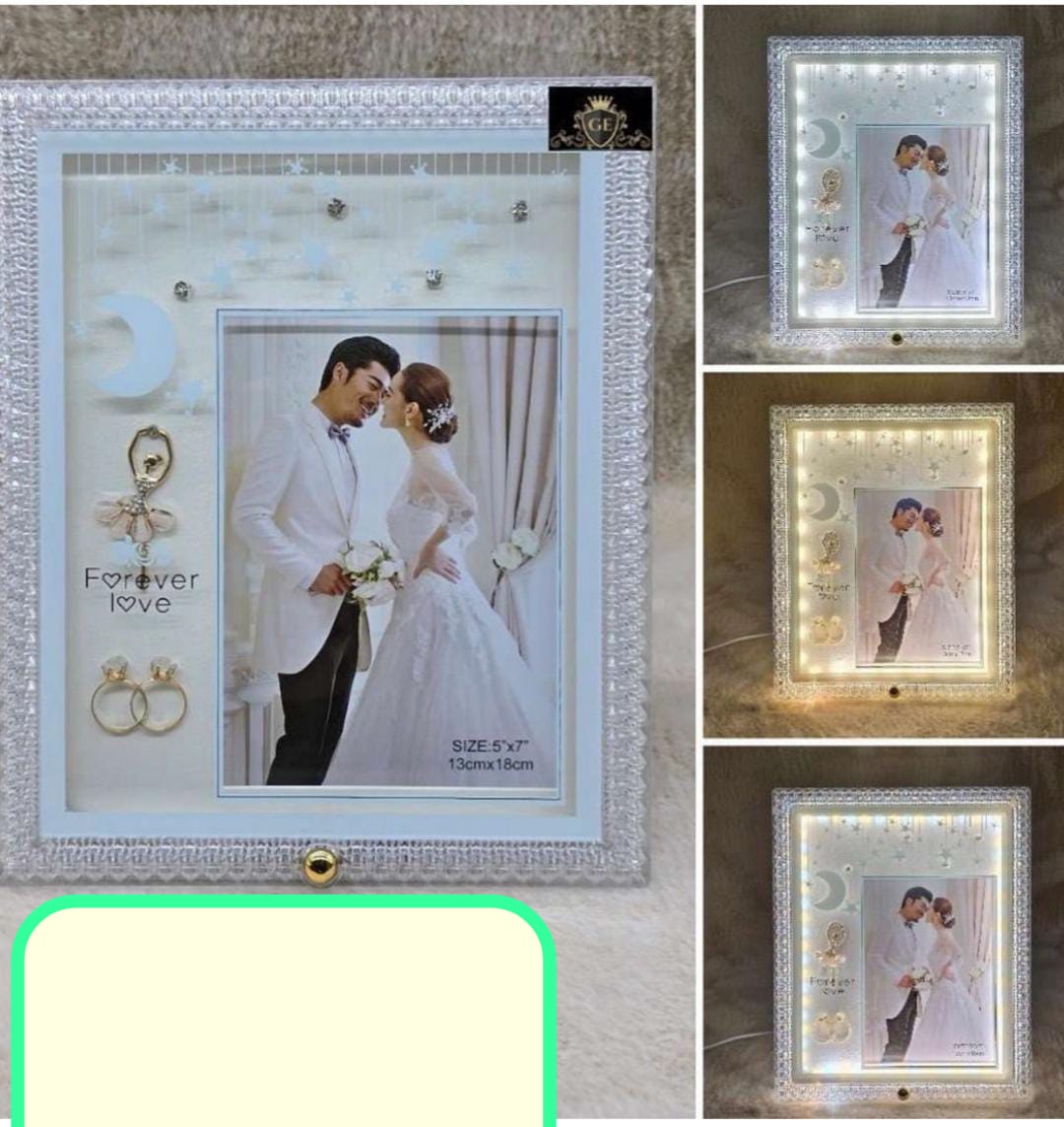 Led Photo Frame Gift for Couple - Ajmer Gift Charm