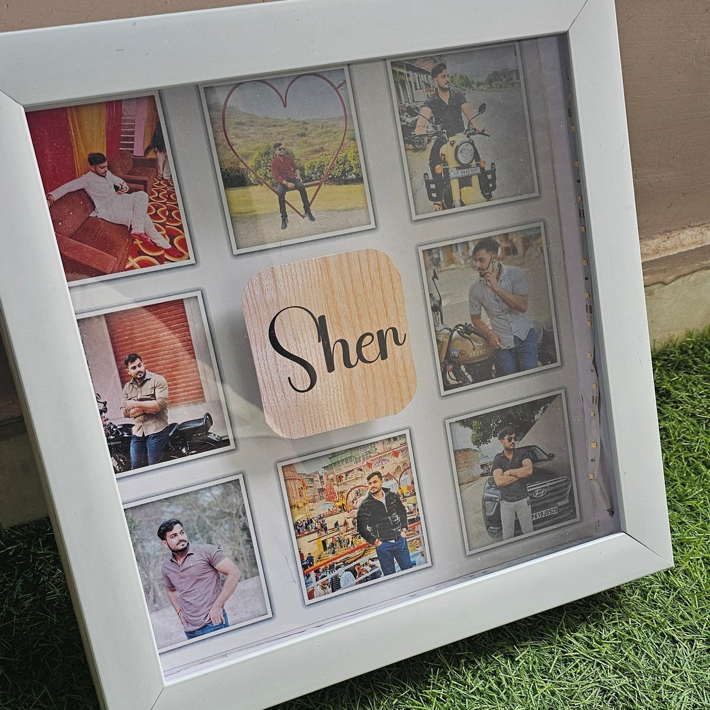 LED Shadow Box Photo Frame – 12x12 Inch - Ajmer Gift Charm