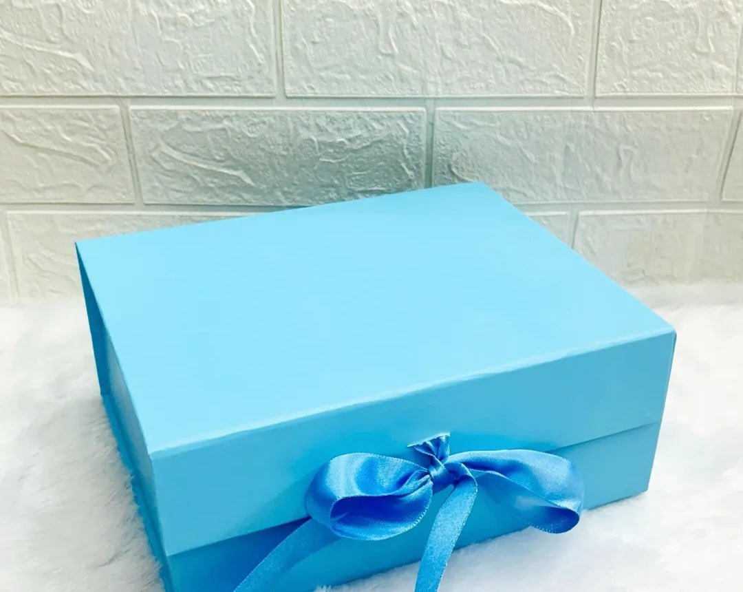 Luxury Collapsible Ribbon Gift Boxes – Textured & Colorful - Ajmer Gift Charm