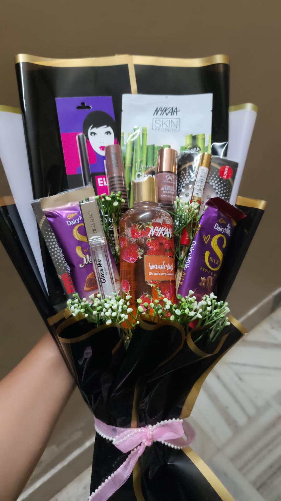 Luxury Cosmetic Bouquet for Her 💄✨ - Ajmer Gift Charm