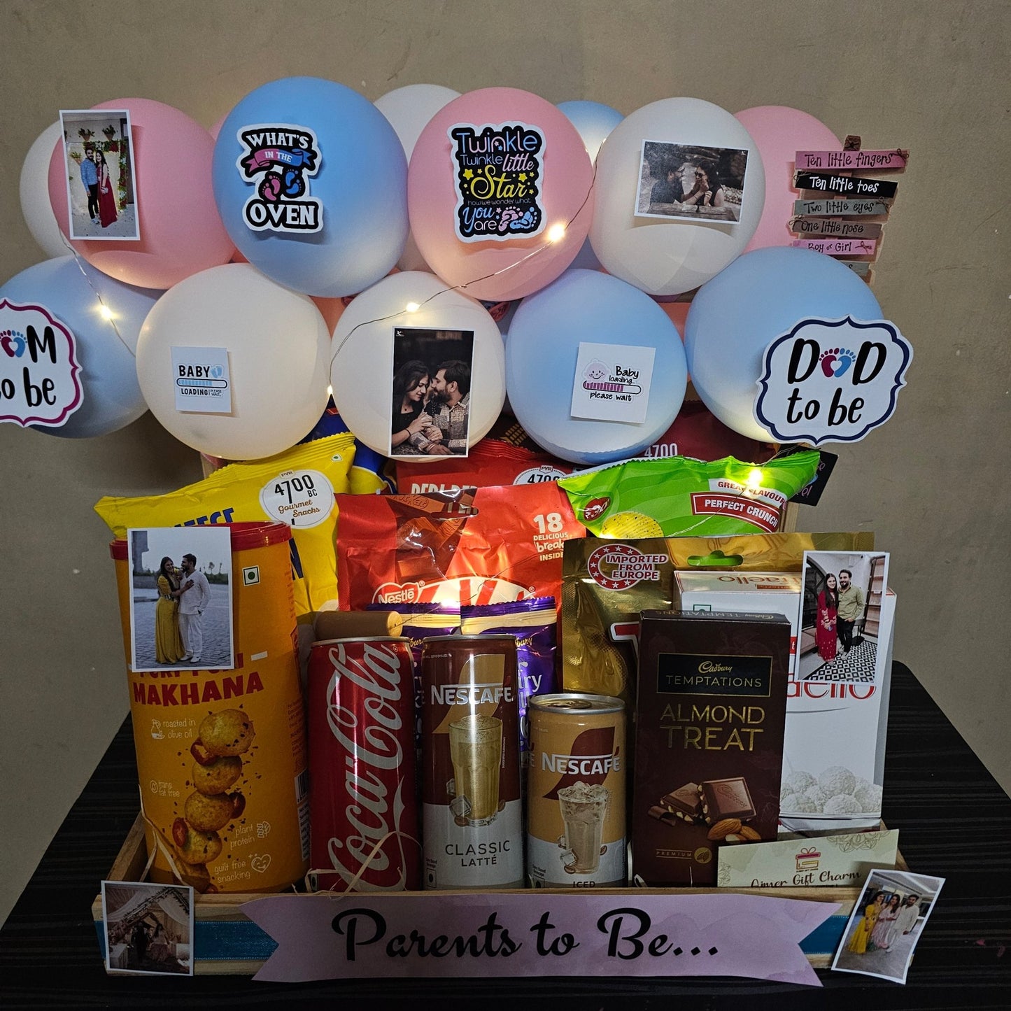 Luxury Parents To Be Hamper π | Customized Pregnancy Surprise Gift - Ajmer Gift Charm