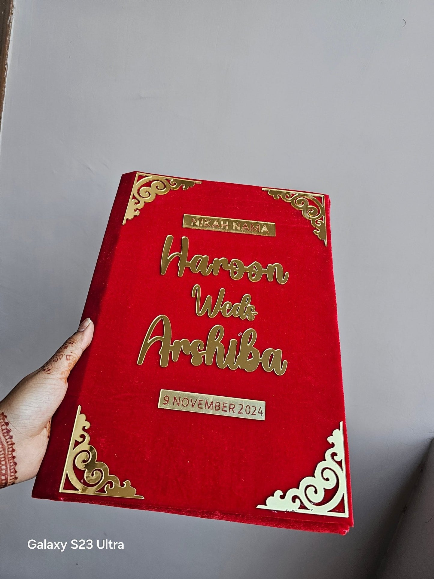 Nikaah NAMA For Couple Wedding - Ajmer Gift Charm