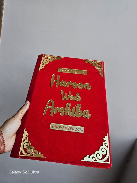 Nikaah NAMA For Couple Wedding - Ajmer Gift Charm