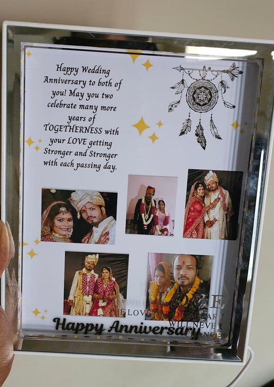 Personalised LED Photo Frame - Ajmer Gift Charm