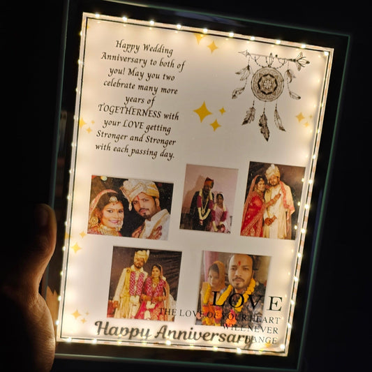 Personalised LED Photo Frame - Ajmer Gift Charm