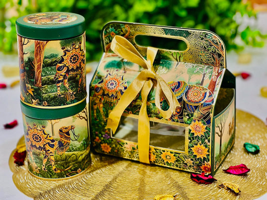 Premium 2 jar Dryfruit Hamper box 🎁 - Ajmer Gift Charm