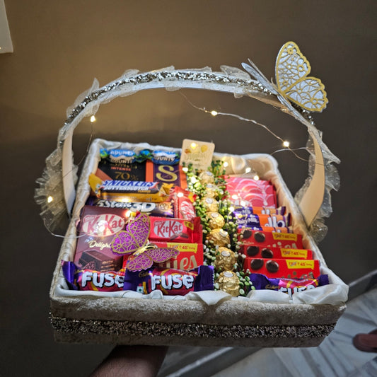 Premium Chocolate Gift Basket 🍫✨ | Luxury Sweet Surprise Hamper - Ajmer Gift Charm
