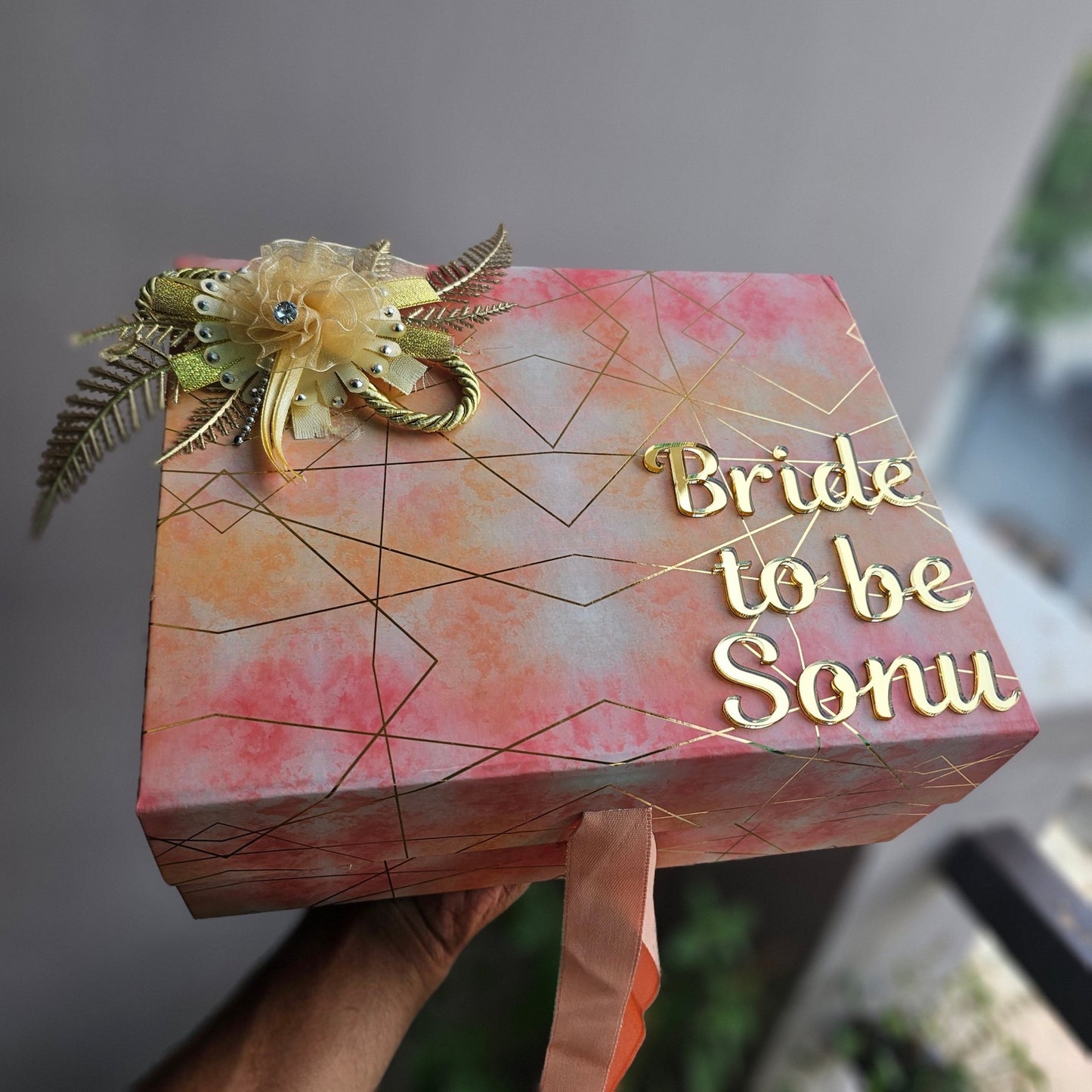 Premium Gift Hamper Box (8×10×4 inch) – Customized & Decorated - Ajmer Gift Charm