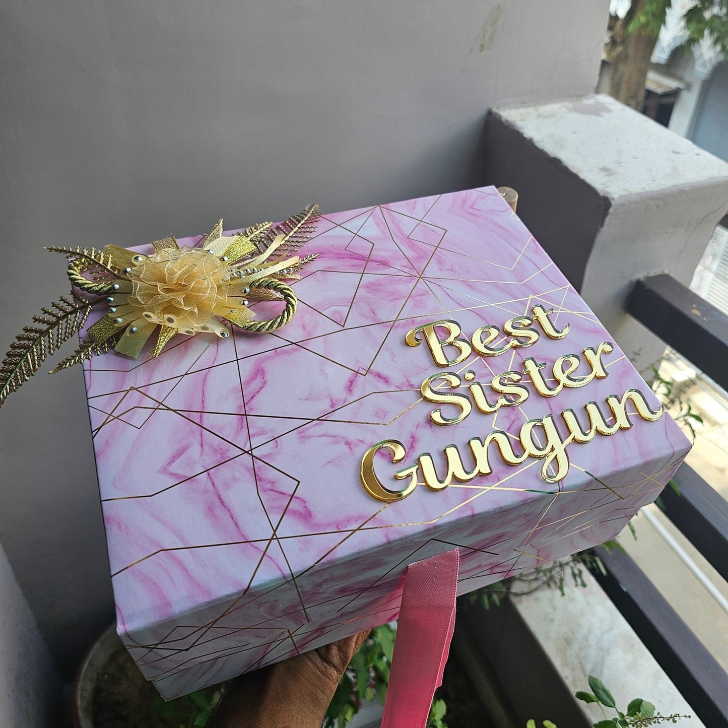 Premium Gift Hamper Box (8×10×4 inch) – Customized & Decorated - Ajmer Gift Charm