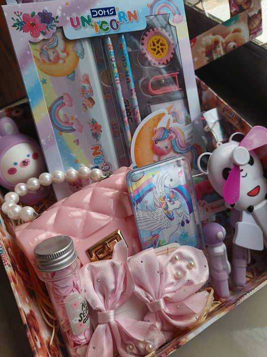 🎀 Pretty in Pink! Adorable Girls Hamper for Rakhi & Birthdays 💖 - Ajmer Gift Charm