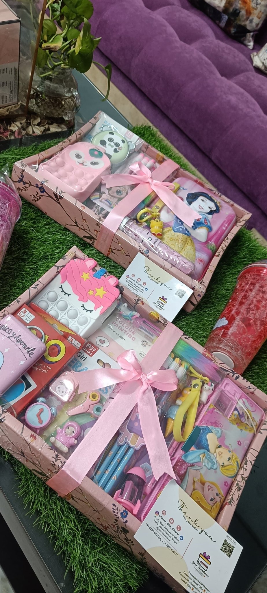 π Pretty in Pink! Adorable Girls Hamper for Rakhi & Birthdays π - Ajmer Gift Charm