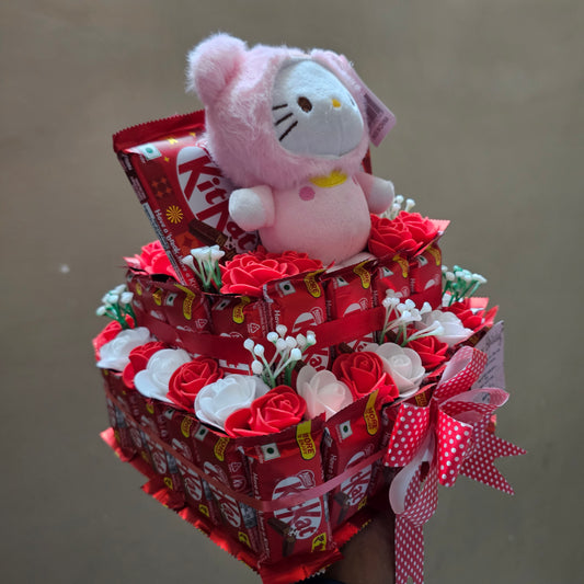 Cute Chocolate & Plush Gift Hamper | Birthday Gift Box