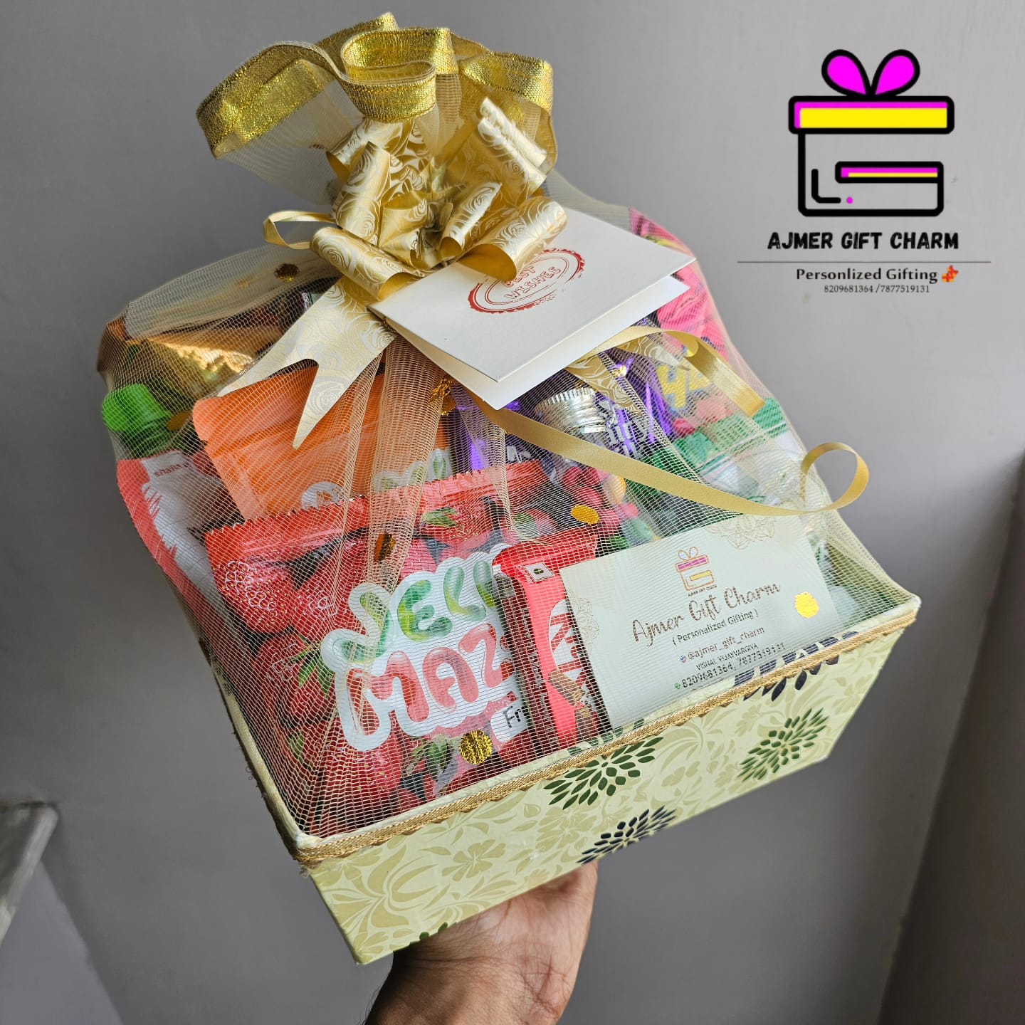 Snacks budget friendly gift Hamper - Ajmer Gift Charm