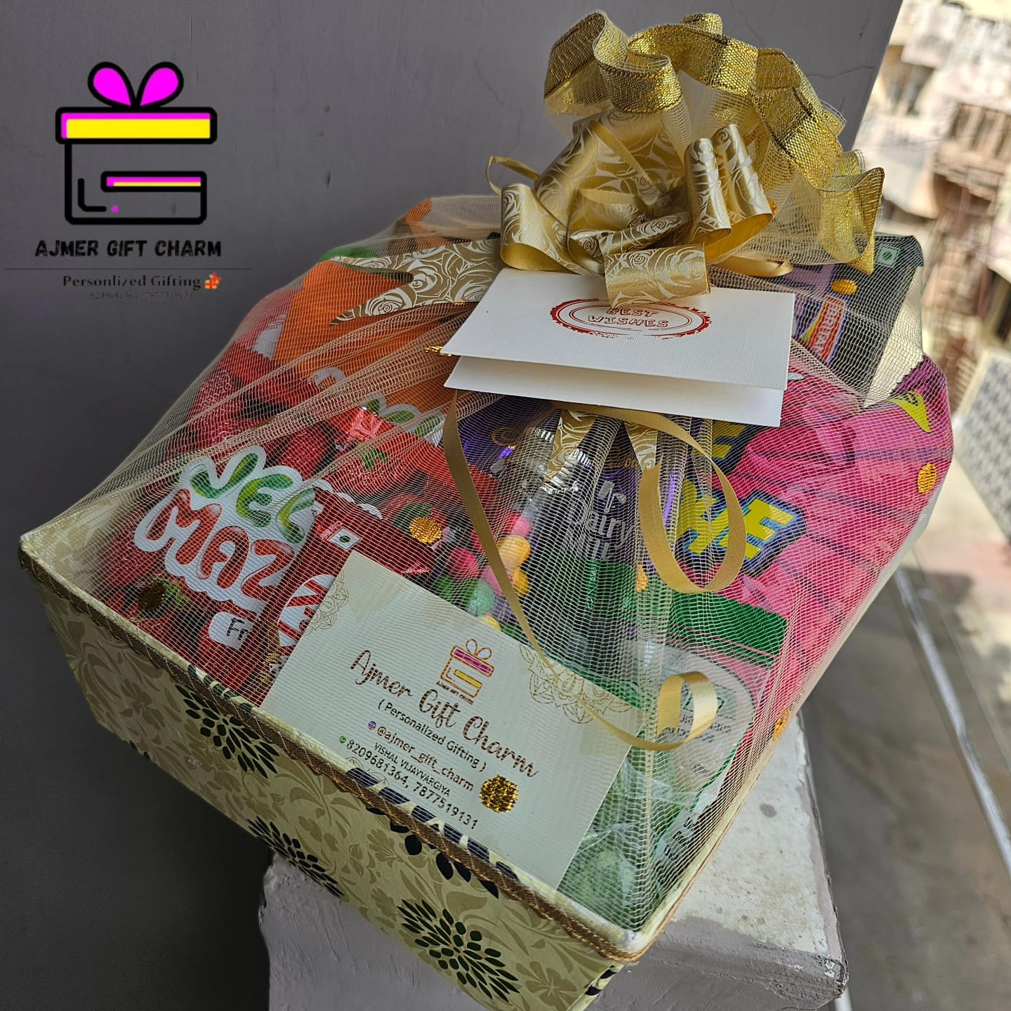 Snacks budget friendly gift Hamper - Ajmer Gift Charm