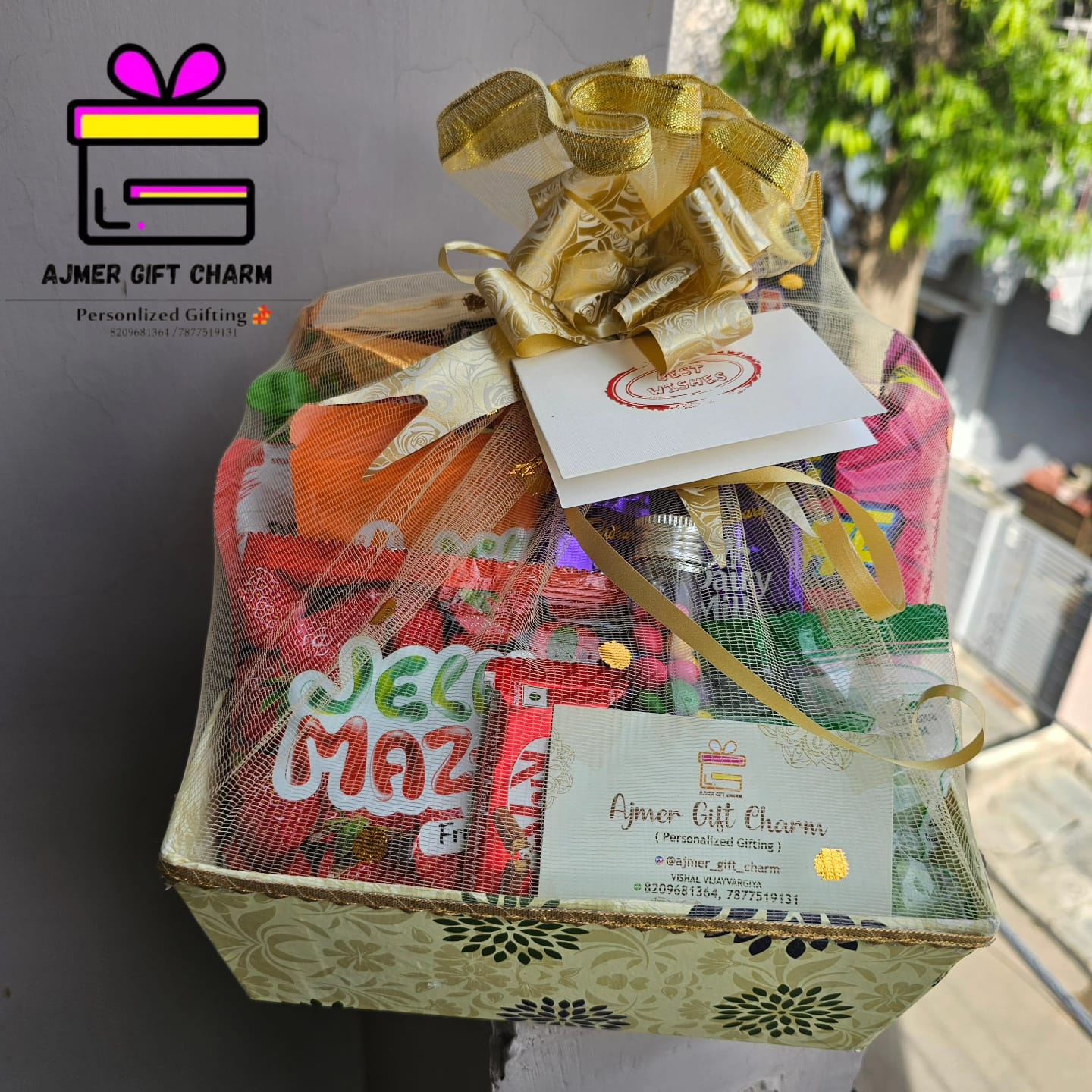 Snacks budget friendly gift Hamper - Ajmer Gift Charm