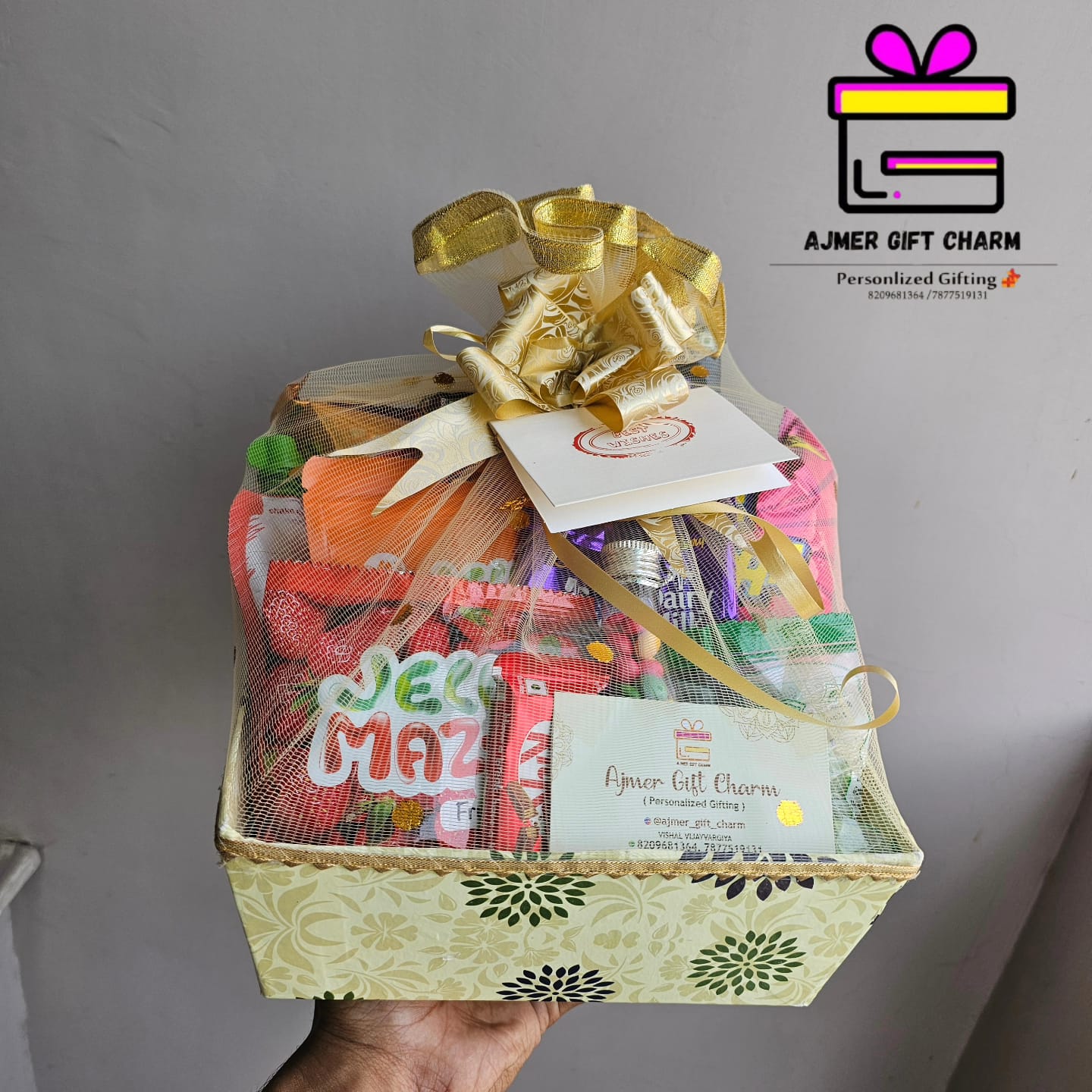 Snacks budget friendly gift Hamper - Ajmer Gift Charm