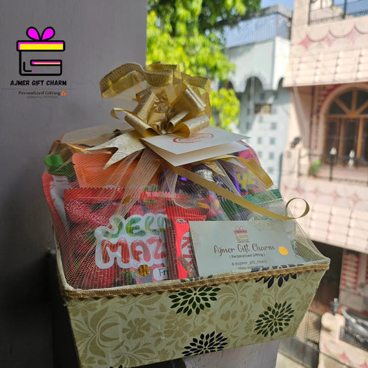 Snacks budget friendly gift Hamper - Ajmer Gift Charm