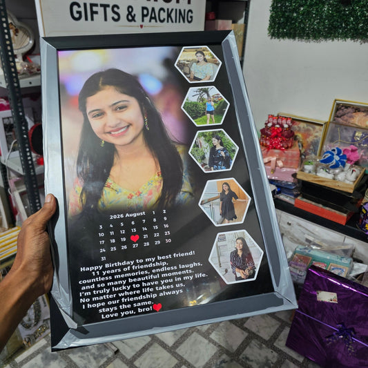 12×18 Inch Personalized Photo Frame | Custom Memories & Message Frame - Ajmer Gift Charm
