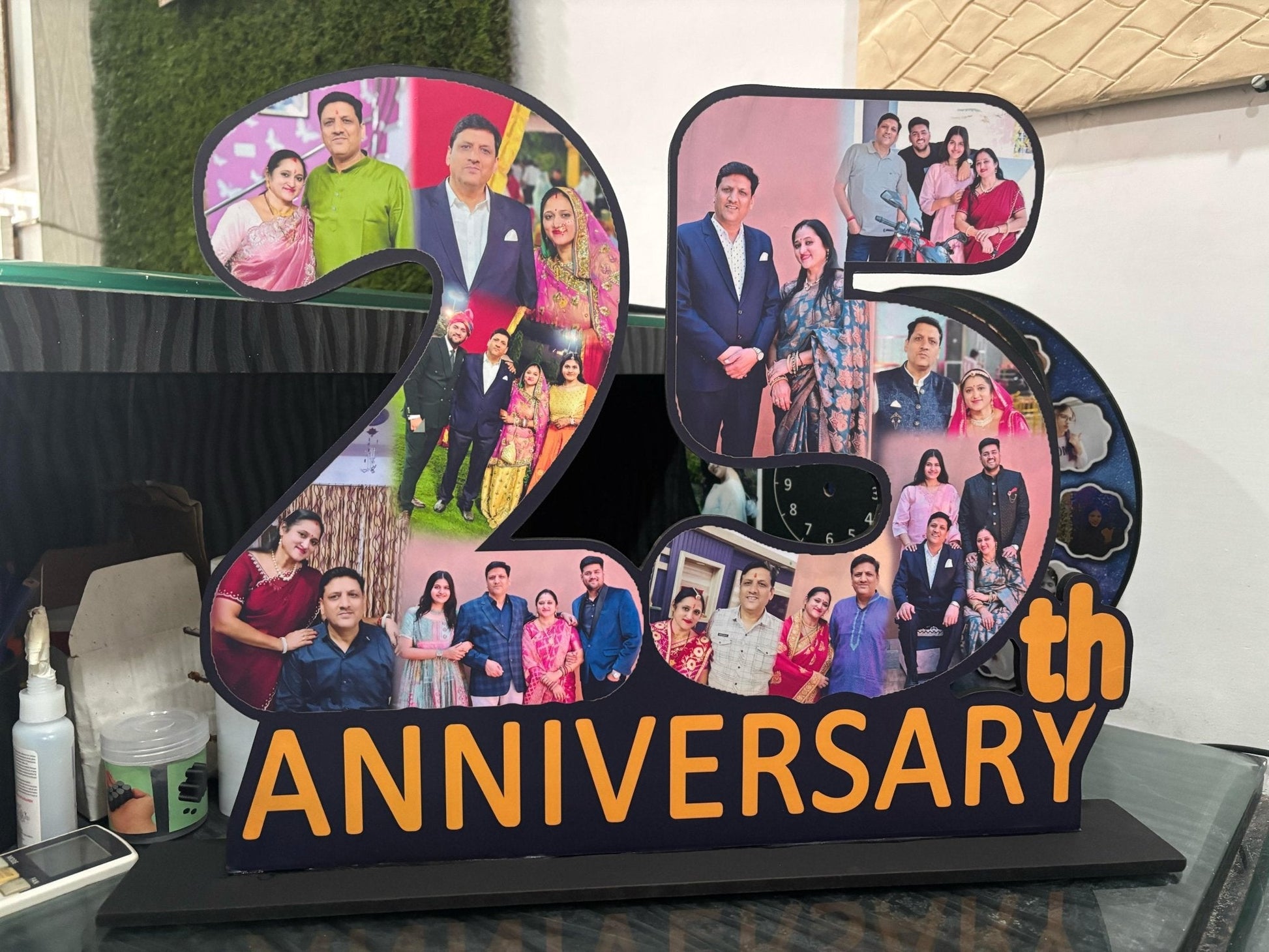 25th Anniversary Special Photo cutout - Ajmer Gift Charm
