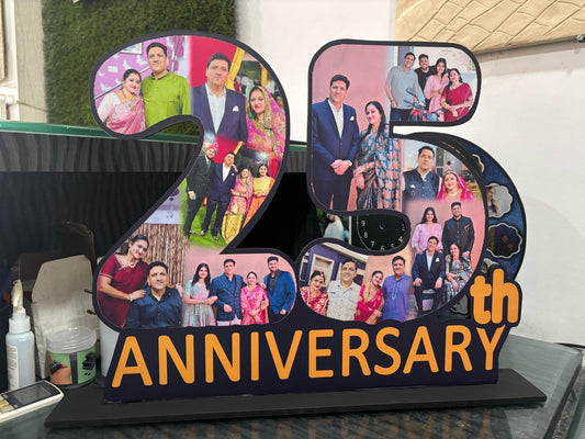 25th Anniversary Special Photo cutout - Ajmer Gift Charm