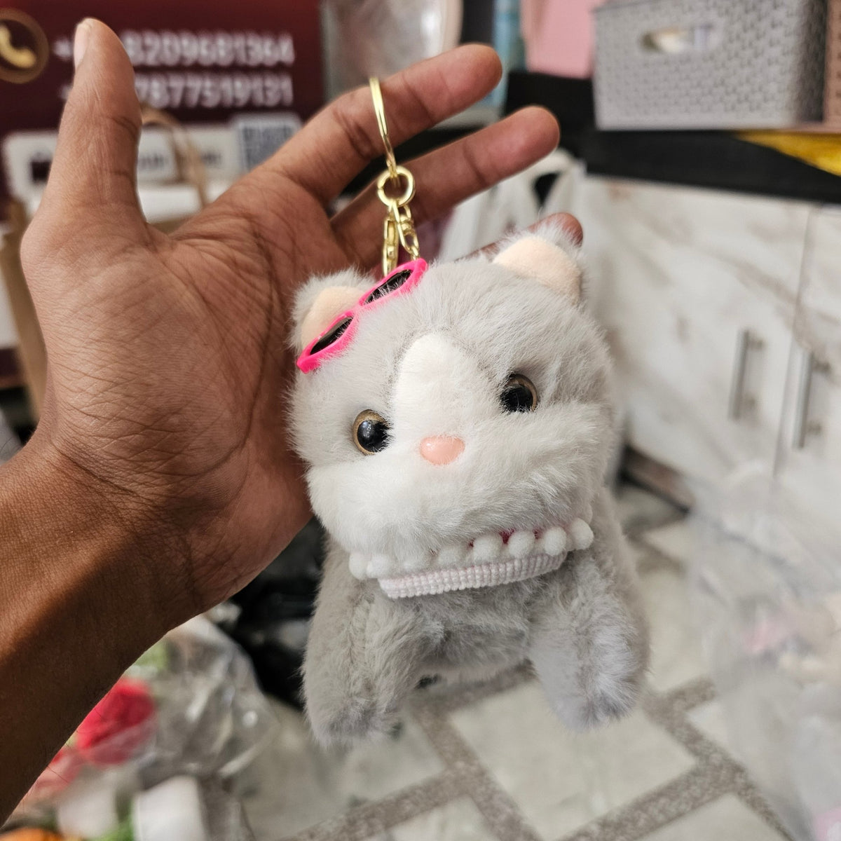Cute Plushie Keychain – Soft, Adorable & Perfect for Gifting 🧸💖 - Ajmer Gift Charm