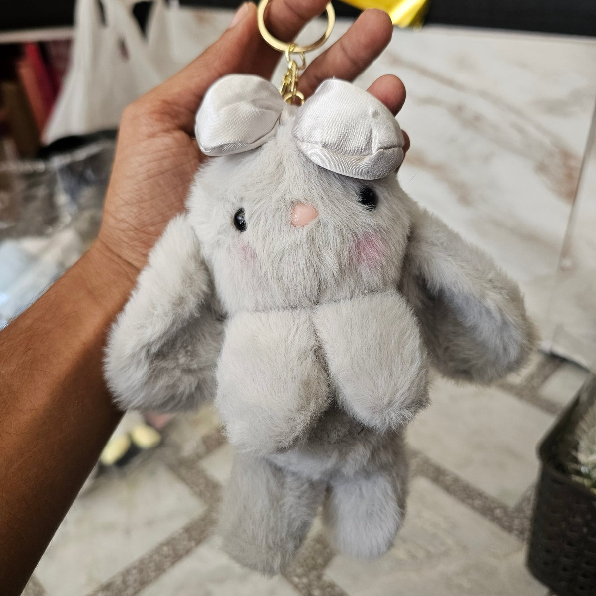 Cute Plushie Keychain – Soft, Adorable & Perfect for Gifting 🧸💖 - Ajmer Gift Charm