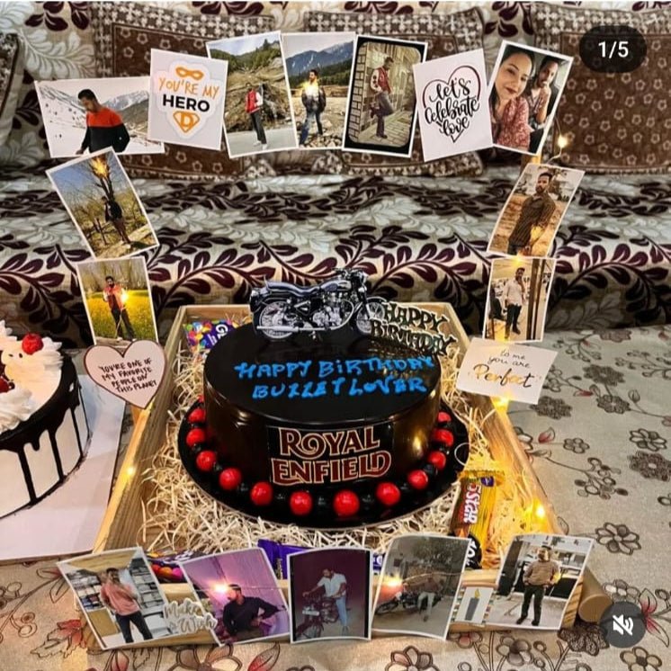 Decorated Cake Hamper Gift Basket with photos - Ajmer Gift Charm