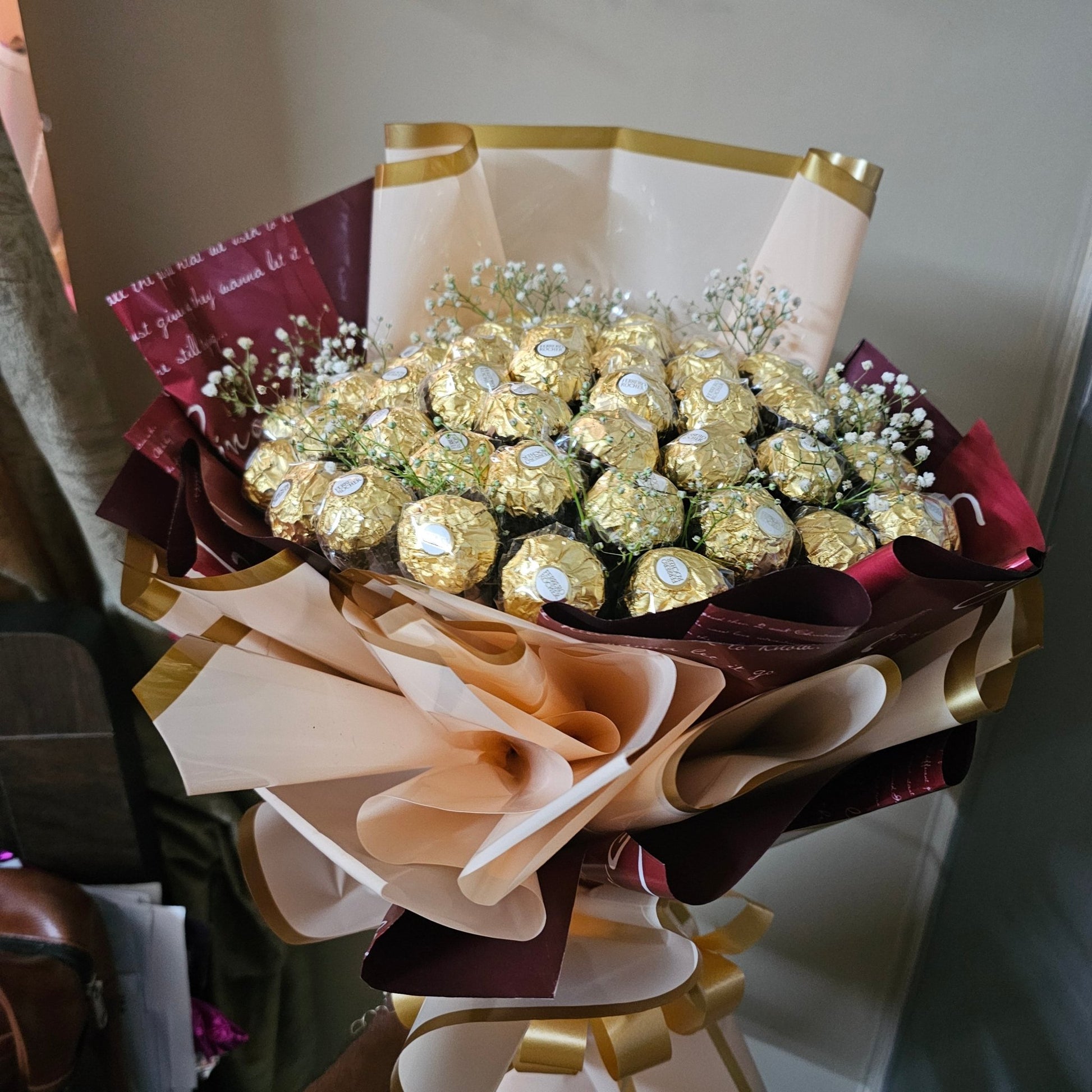 Ferrero Rocher Chocolate Bouquet | Luxury Ferrero Gift Bouquet - Ajmer Gift Charm