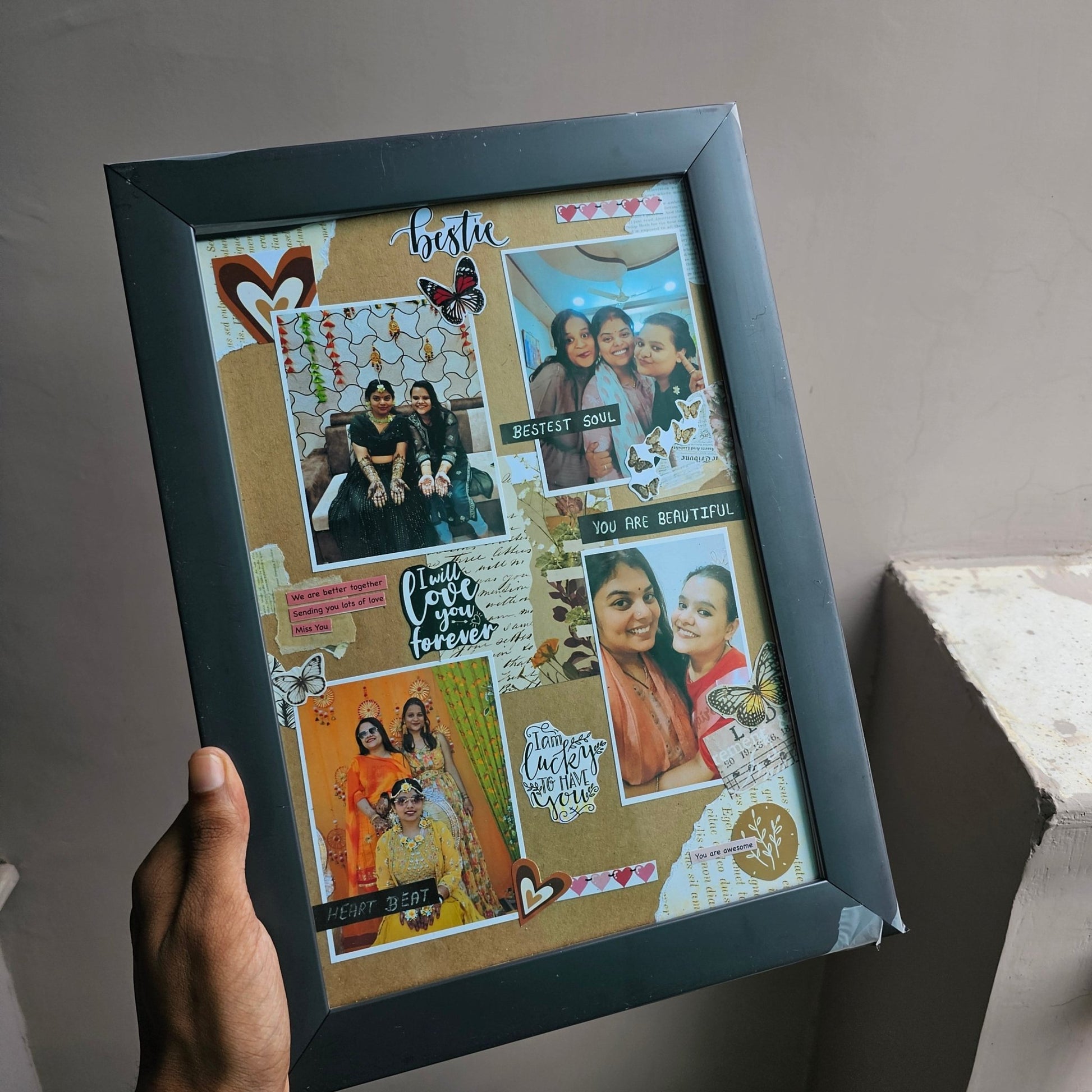 Handcrafted Photo Frame – Preserve Memories | Perfect Gift - Ajmer Gift Charm