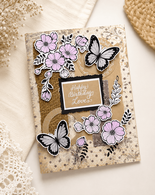 Handmade Aesthetic Greeting Cards – Beautifully Crafted With Love 💌 - Ajmer Gift Charm