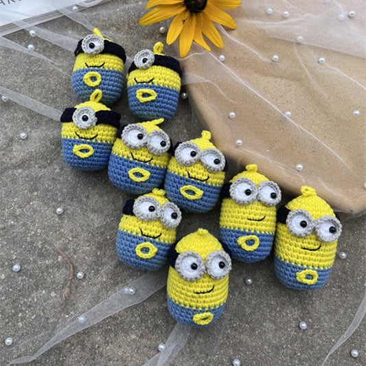 Handmade Crochet Minion Keychains – Cute, Fun & Perfect for Gifting 💛💙 - Ajmer Gift Charm