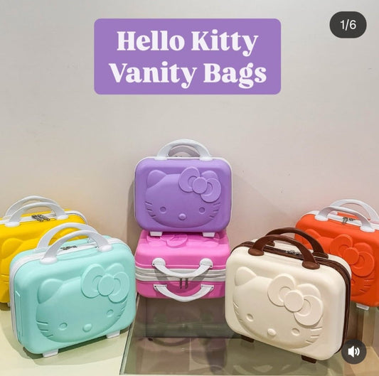 Hello Kitty Mini Suitcase Vanity Bags 💼💕 - Ajmer Gift Charm