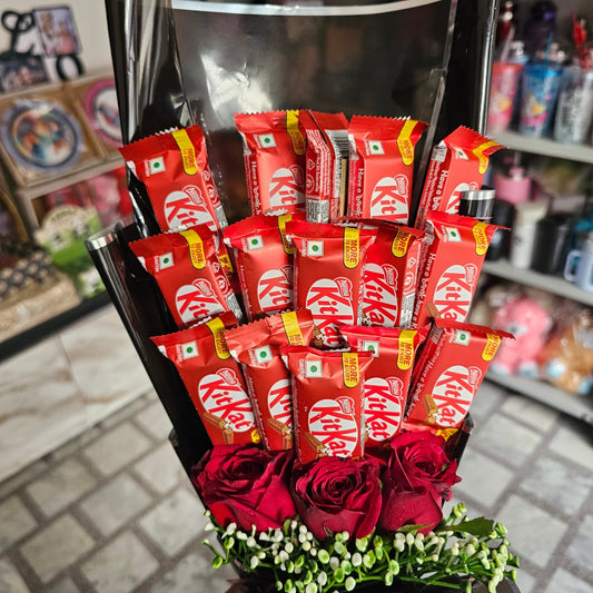 KitKat Chocolate Bouquet 🍫🌹 | Sweet & Romantic Surprise Gift - Ajmer Gift Charm
