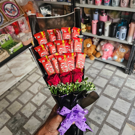 KitKat Chocolate Bouquet 🍫🌹 | Sweet & Romantic Surprise Gift - Ajmer Gift Charm