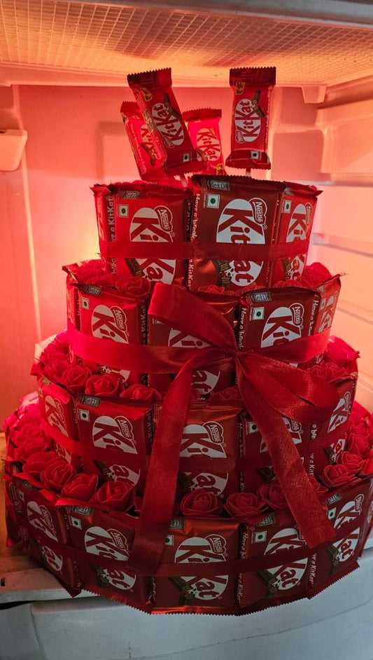 KitKat Chocolate Bouquet Tower - Ajmer Gift Charm