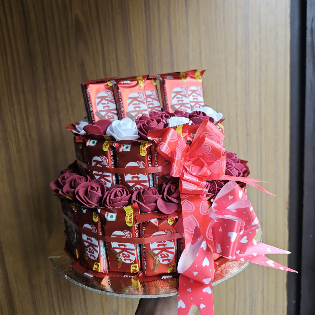 KitKat Rose Bouquet | Chocolate Flower Bouquet Gift - Ajmer Gift Charm