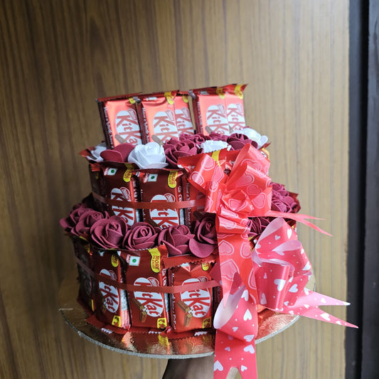 KitKat Rose Bouquet | Chocolate Flower Bouquet Gift - Ajmer Gift Charm