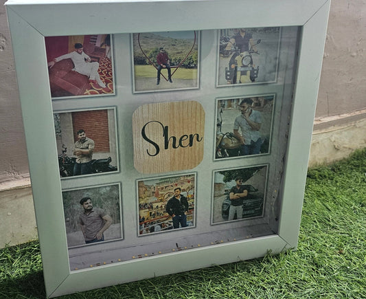 LED Shadow Box Photo Frame – 12x12 Inch - Ajmer Gift Charm