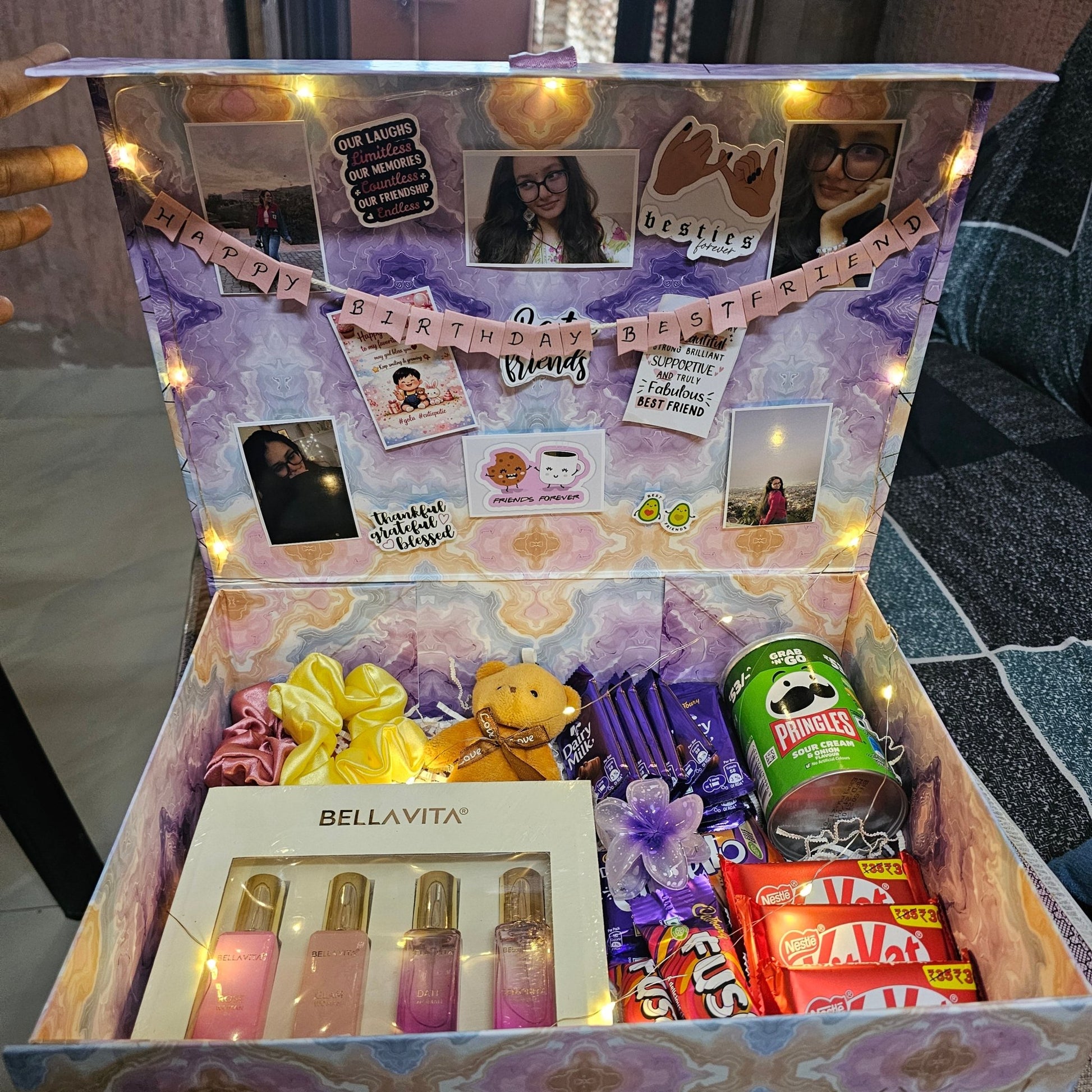 Luxury Birthday Gift Hamper 🎁 | Customized Surprise Box (₹1850) - Ajmer Gift Charm