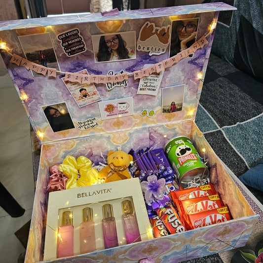 Luxury Birthday Gift Hamper 🎁 | Customized Surprise Box (₹1850) - Ajmer Gift Charm