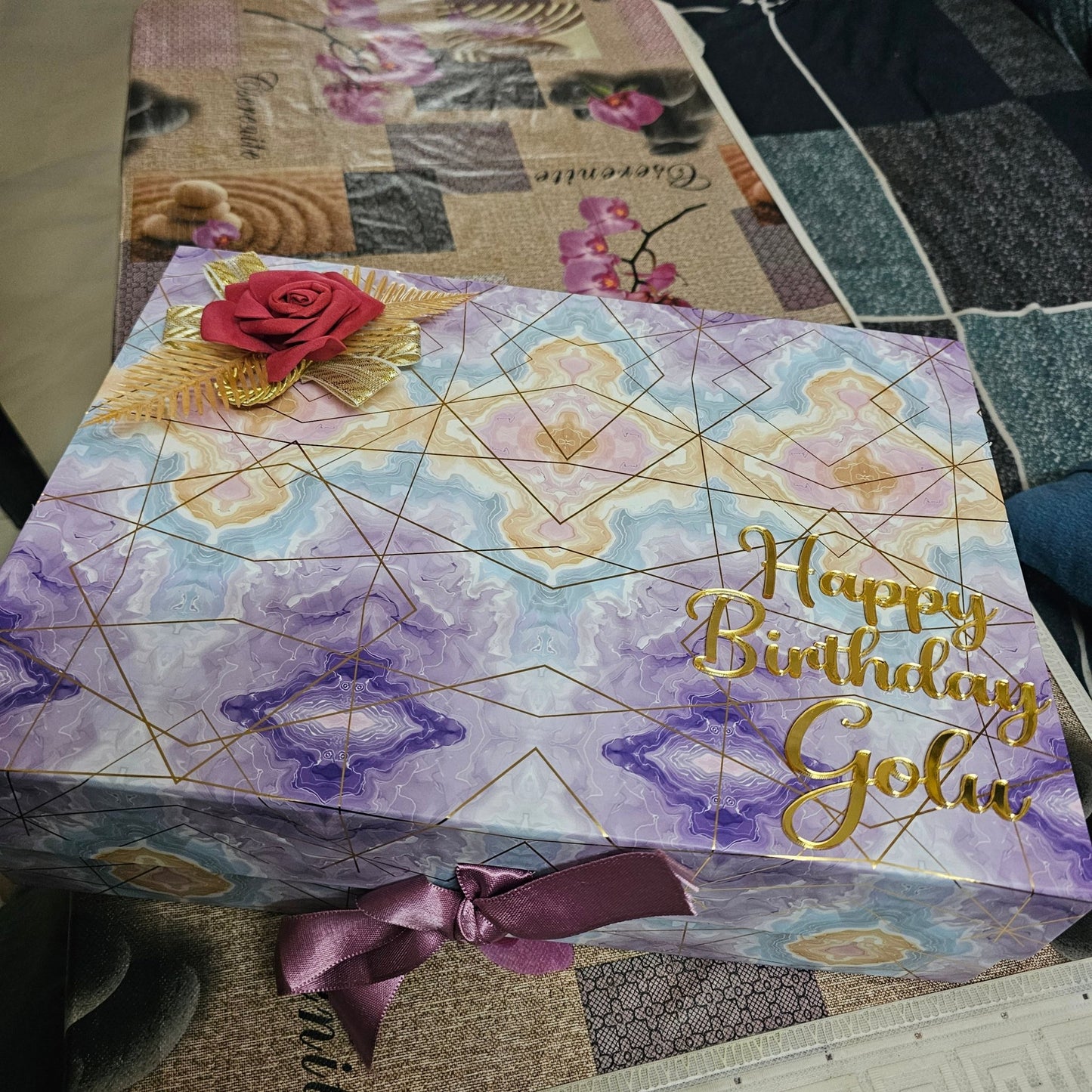 Luxury Birthday Gift Hamper 🎁 | Customized Surprise Box (₹1850) - Ajmer Gift Charm