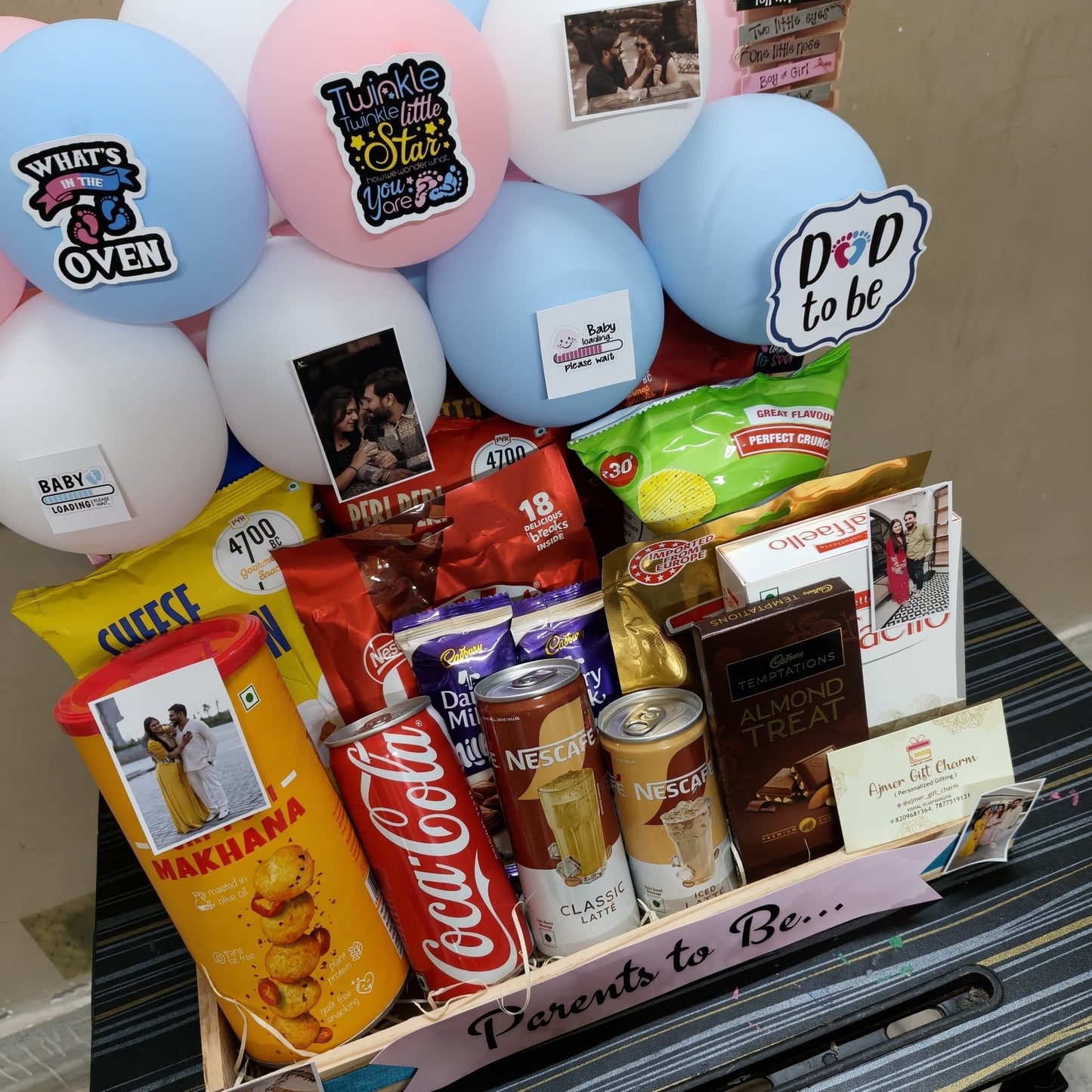 Luxury Parents To Be Hamper 💖 | Customized Pregnancy Surprise Gift - Ajmer Gift Charm